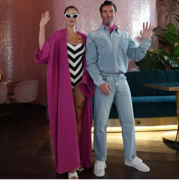 Zara Striped Barbie™ Mattel Swimsuit - Picture 14 of 16